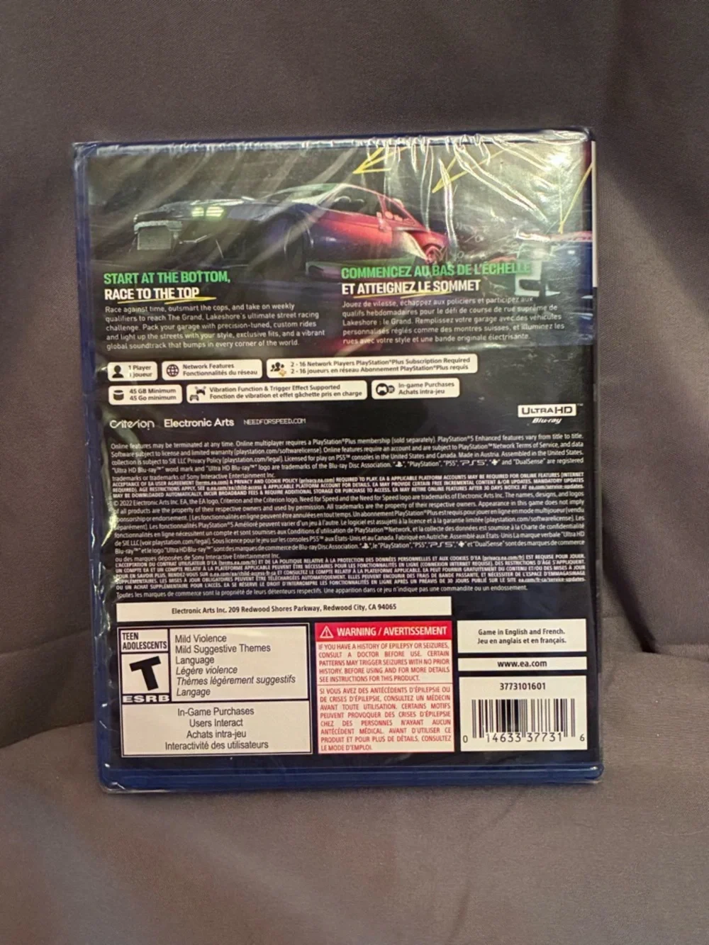 PS5 NFS Unbound (Green) – Electronic Arts, NIB